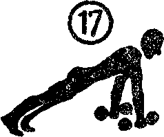 Упражнение 17 развивает мышцы спины и живота